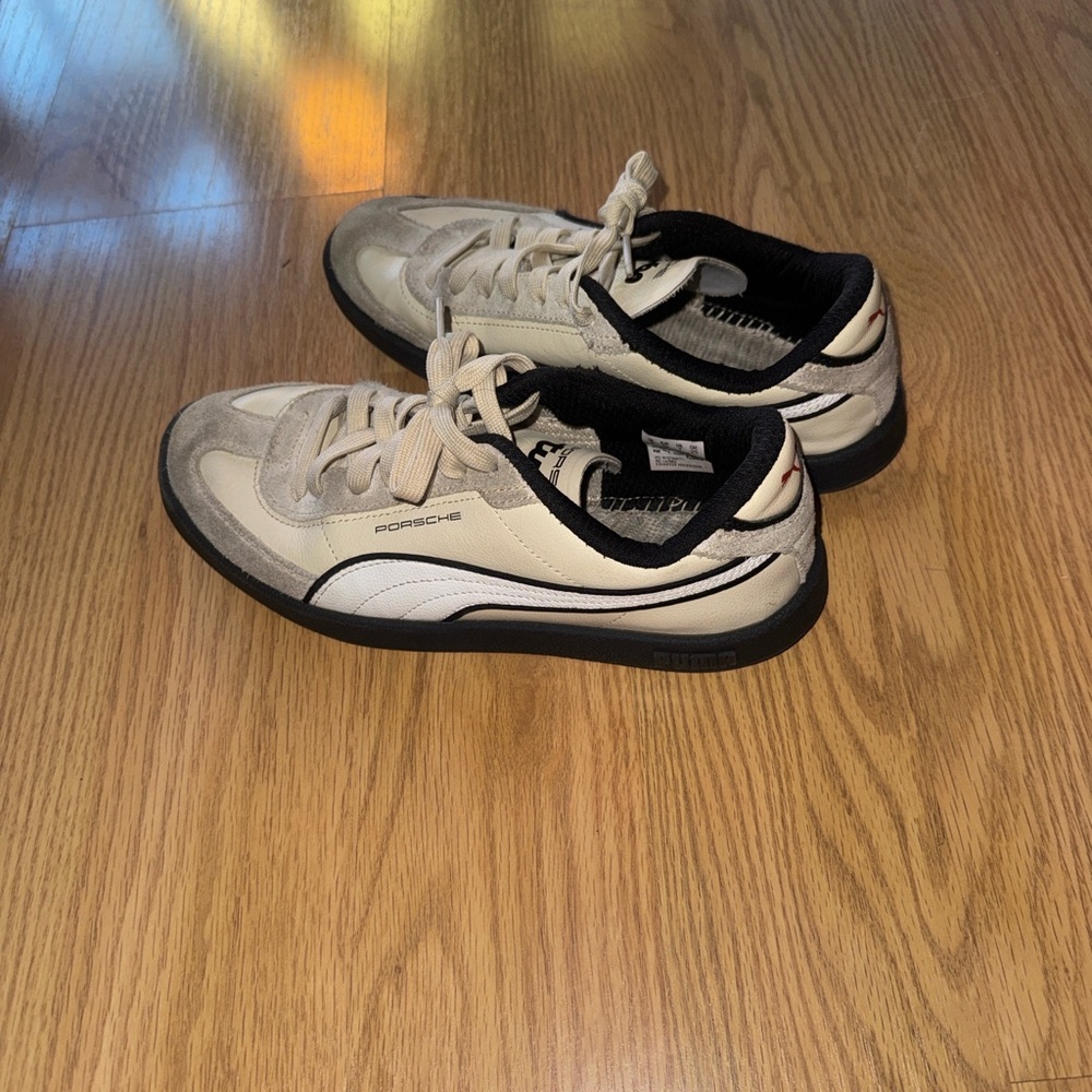Porsche Design Men’s White and Black Low-Top Sneakers